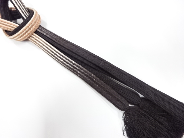 正絹　手組帯締め